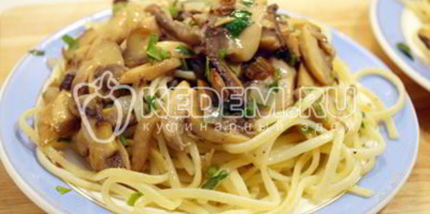 паста с грибами