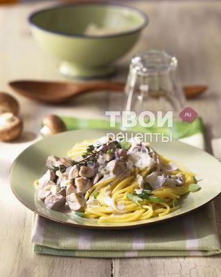 Паста с грибным соусом