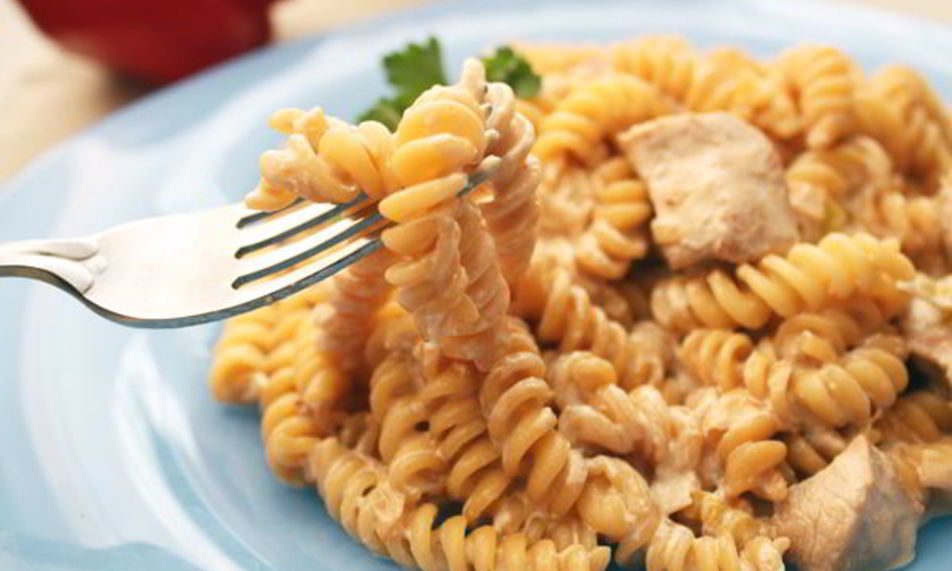 Рецепт паста с индейкой в сливочном соусе