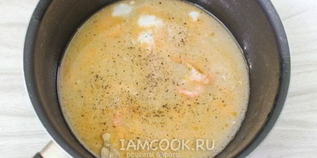 паста с креветками в сливочном соусе