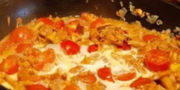 паста с лисичками в сливочном соусе