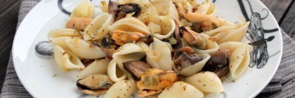 Паста с мидиями