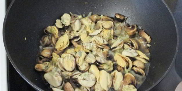 паста с мидиями