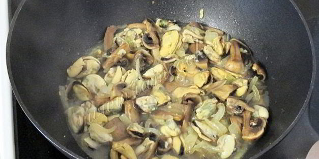 паста с мидиями