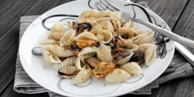 паста с мидиями