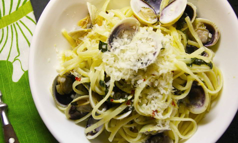 Рецепт паста с моллюсками