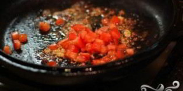 паста с морскими гребешками