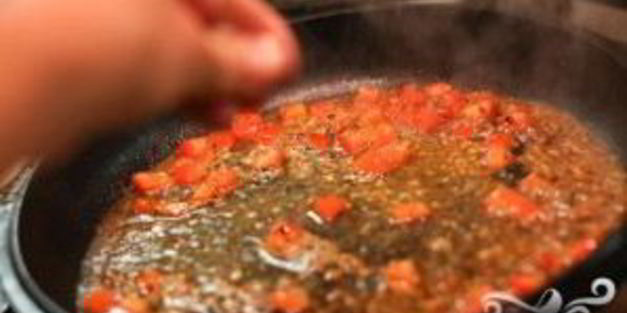 паста с морскими гребешками