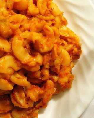 Паста с острым рыбным соусом