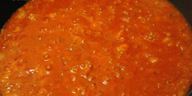 паста с острым рыбным соусом