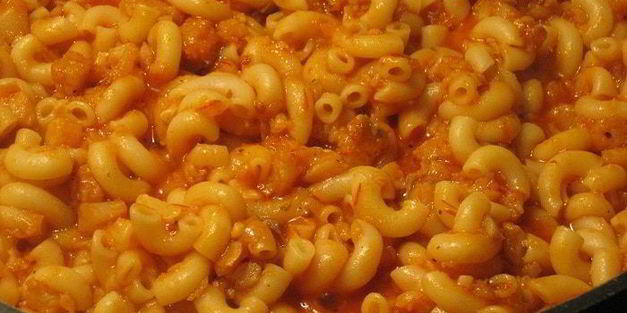 паста с острым рыбным соусом