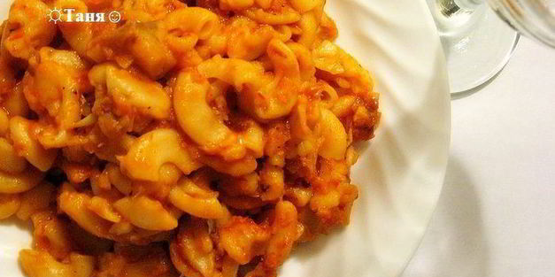 паста с острым рыбным соусом