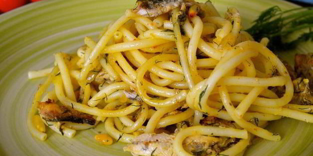 паста с сардинами