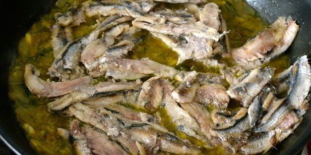 паста с сардинами