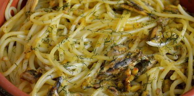 паста с сардинами