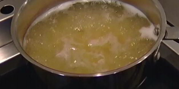 паста с цукини и ботаргой