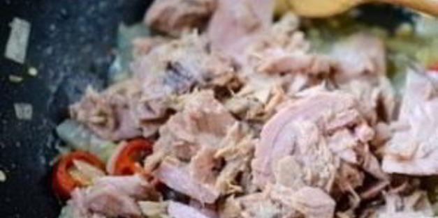 паста с тунцом консервированным