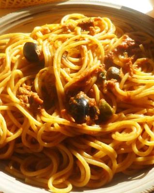 Паста с тунцом