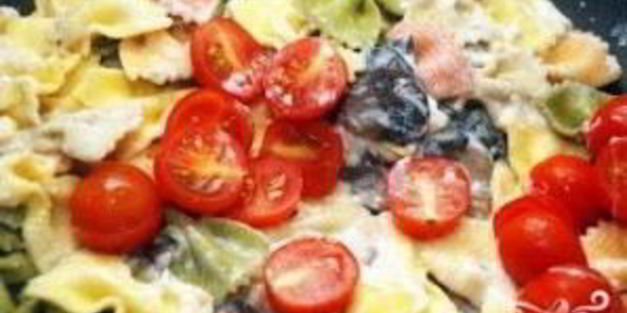 паста с вешенками