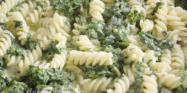 паста со шпинатом и рикоттой