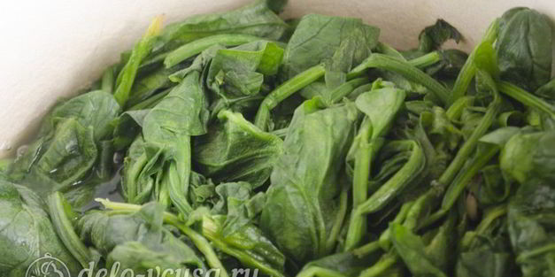 паста со шпинатом и рикоттой