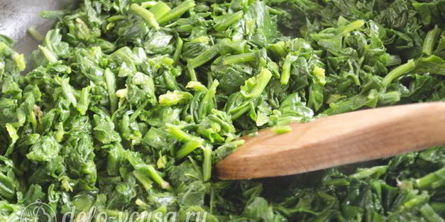 паста со шпинатом и рикоттой