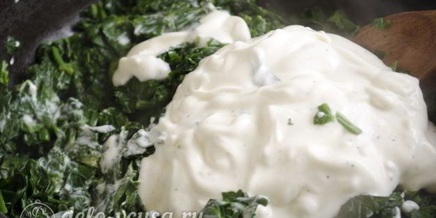 паста со шпинатом и рикоттой