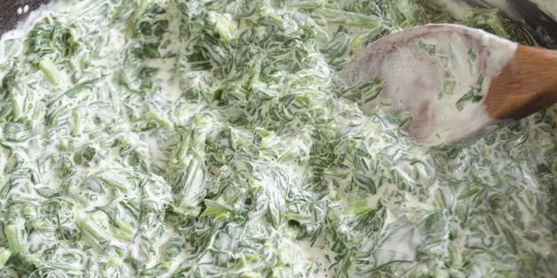 паста со шпинатом и рикоттой