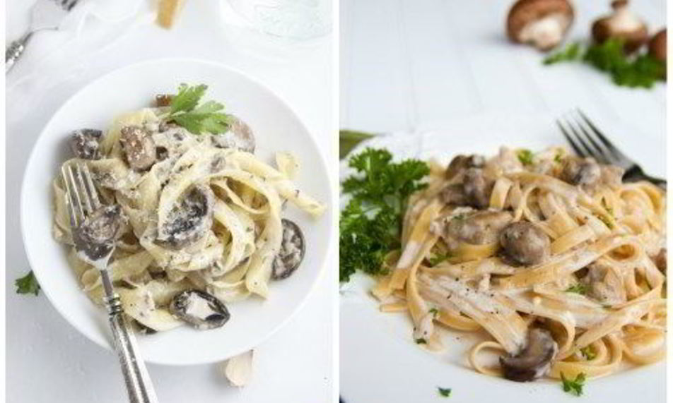 Рецепт сливочная паста с консервированными шампиньонами