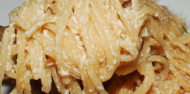 спагетти с индюшкой и лимоном