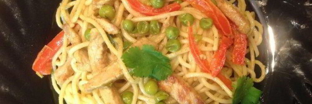 Спагетти с карри