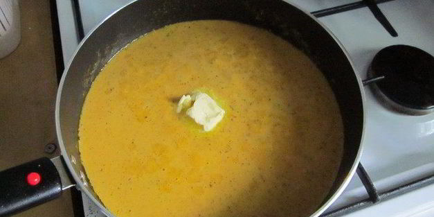 спагетти с соусом из кабачков