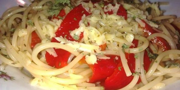 спагетти вегетарианские