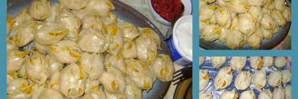 Манты с тыквой