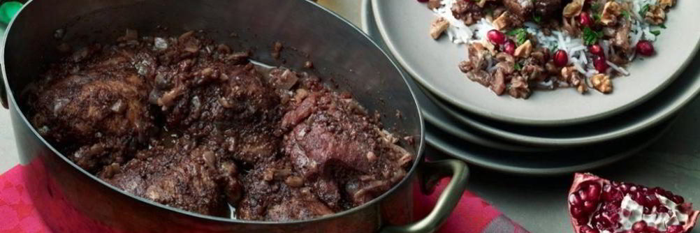 Баранина с гранатом