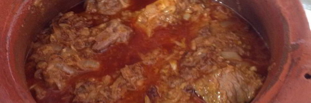 Баранина в горшочке