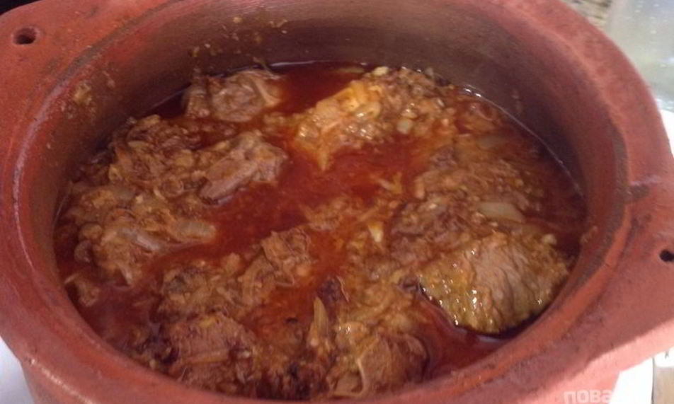 Рецепт баранина в горшочке