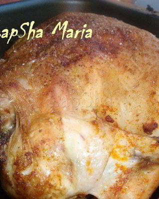 Чесночная курица с парикой