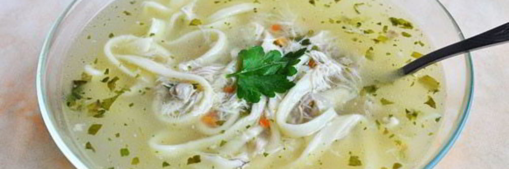 Домашняя куриная лапша