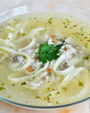 Домашняя куриная лапша