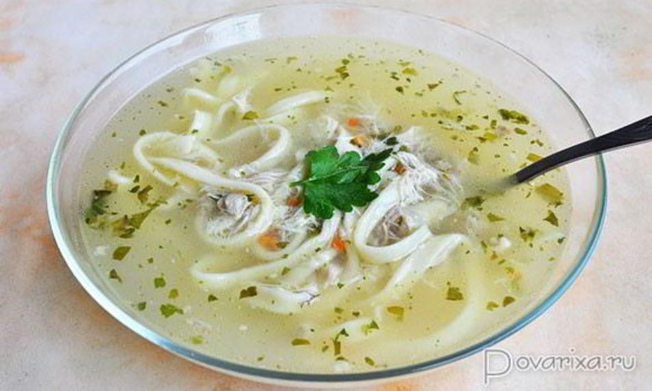 Рецепт домашняя куриная лапша