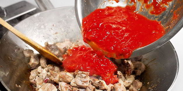 фаршированная бараниной тыква