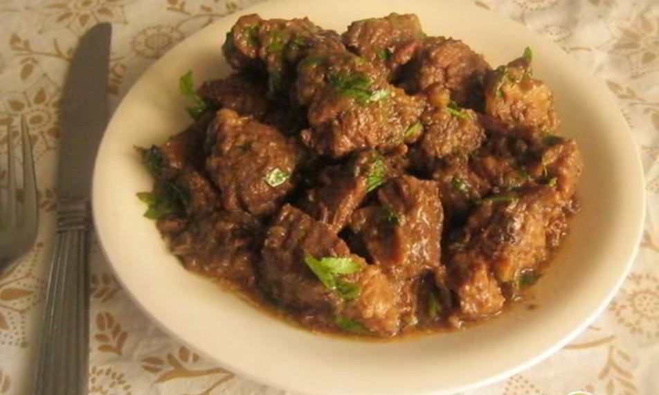 Рецепт говядина под винным соусом