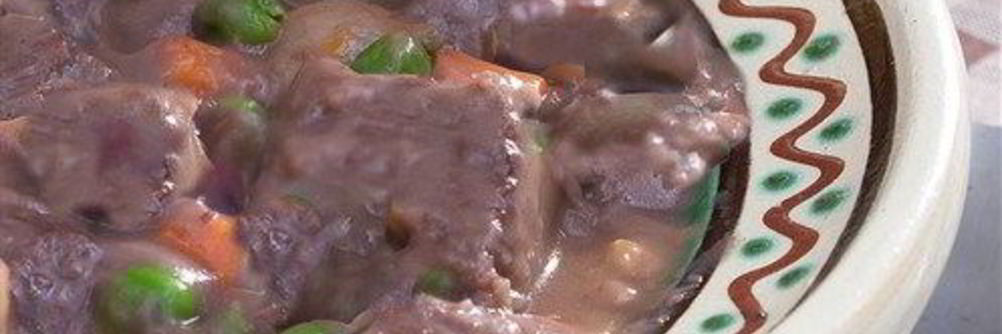 Говядина с овощами по-бургундски