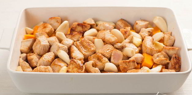 индейка с тыквой в духовке