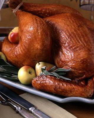 Индейка с яблоками