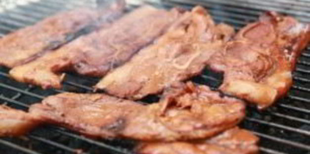 корейка на гриле