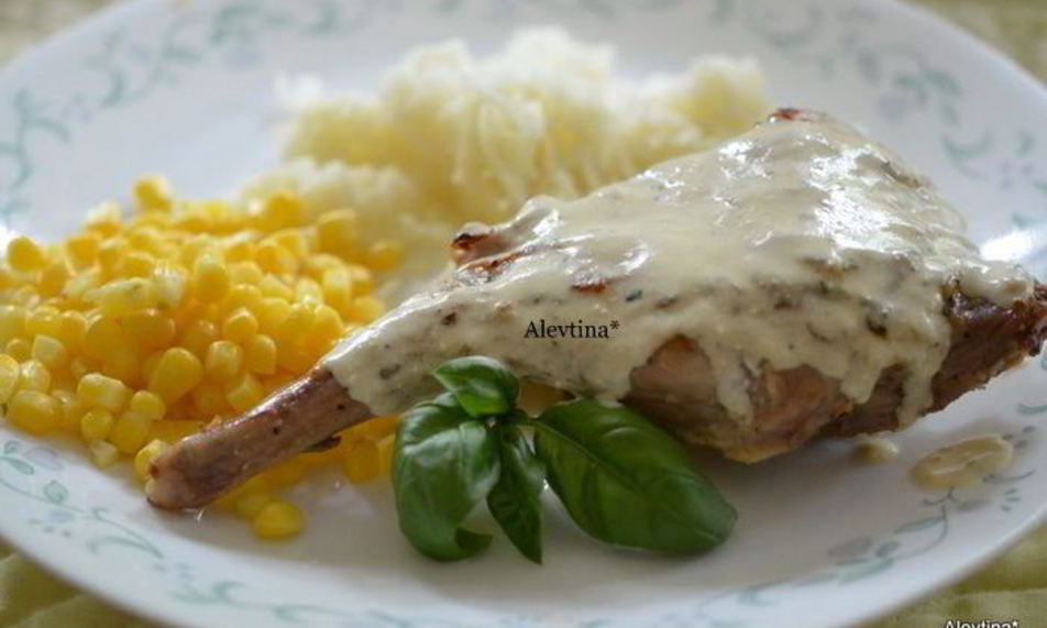 Рецепт кролик с горчичным соусом