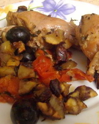 Кролик с каштанами