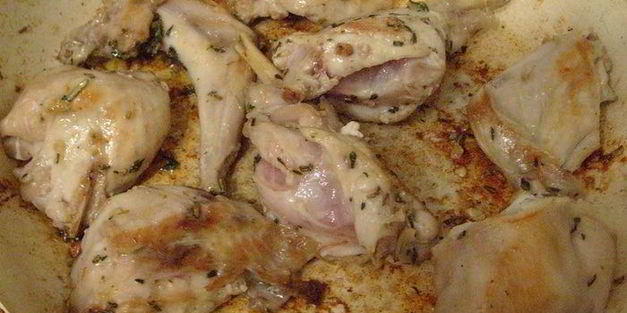 кролик с каштанами